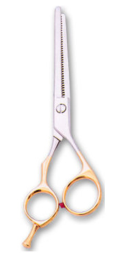 Thinning Barber Scissors <P>Tapering Shear single blade 36 Teeth-(Gold)</P>