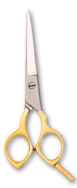 Barber Scissors Hair Dressing Shear (Hook Gold)